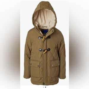 Perry Ellis Kids Olive Quilted Puffer Jacket